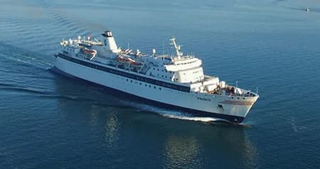 Ferry de A-Ship para Italia Porto Torres Cerdeña Cavo